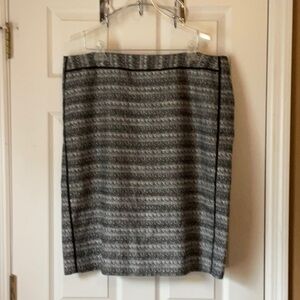 Liz Claiborne Women’s Black & White Plus Size Pencil Skirt Office Wear Size 18W